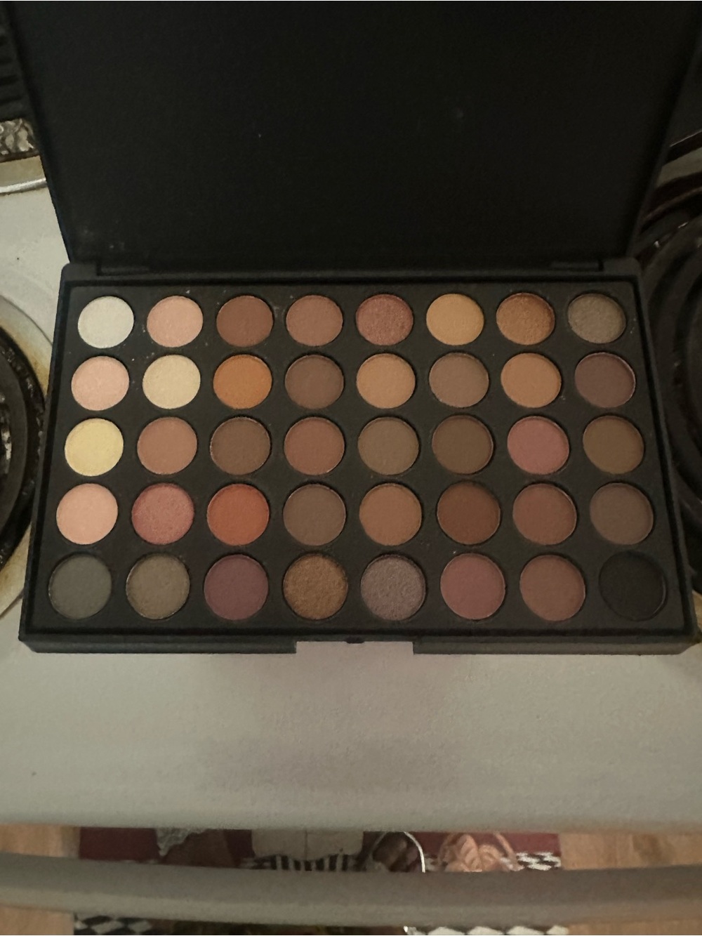 Neutral Eyeshadow Palette - 35 Color Warm Brown Collection